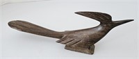 Vintage Ironwood Hand Carved Roadrunner Figurine