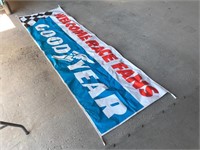 Goodyear Welcome Race Fans banner