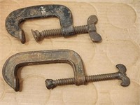 Antique C clamps