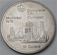 1976 SILVER $10 OLYMPICS COIN