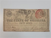 State of Georgia 50 Cents Series 1863