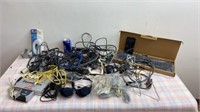 Computer Cables, Phone Line, Head Phones, Mouse,