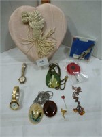 2 Watches / Jewellery Box / Costume Jewellery -