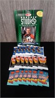 1990 NHL Sealed Wax Packs + 1 Sleeve Studio Cards