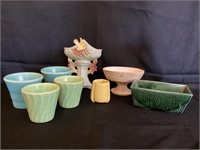 Assorted pottery