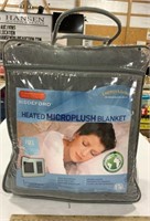 Biddeford heated microplush blanket- size full