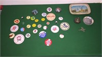 Vintage Pins, Small Bell, 1965 Worlds Fair