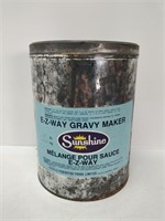 large gravy tin of estate remains