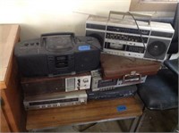 Radios, Cassette Players, VCR's, and Sterio