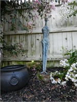 Tall Metal Garden Statue