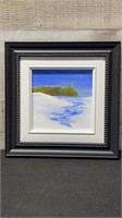 Margaret Brown Framed Original Painting " Winter B