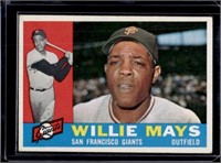 Willie Mays 1960 Topps #200 in Amazing Condition!
