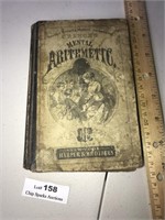 1875 Mental Arithmatic Antique School Book