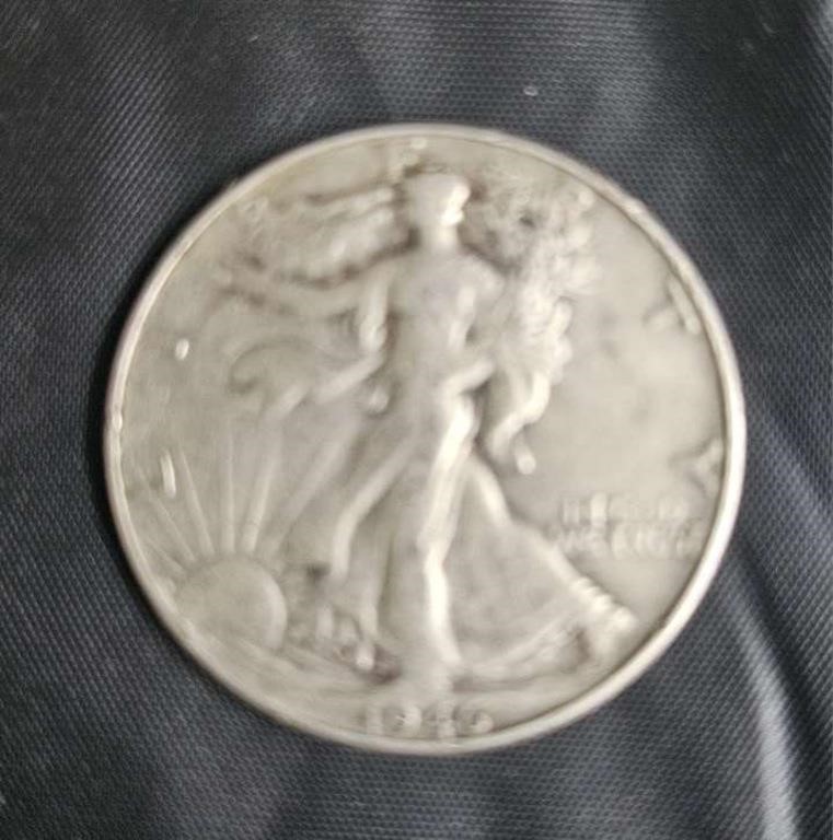 1946 walking liberty half dollar