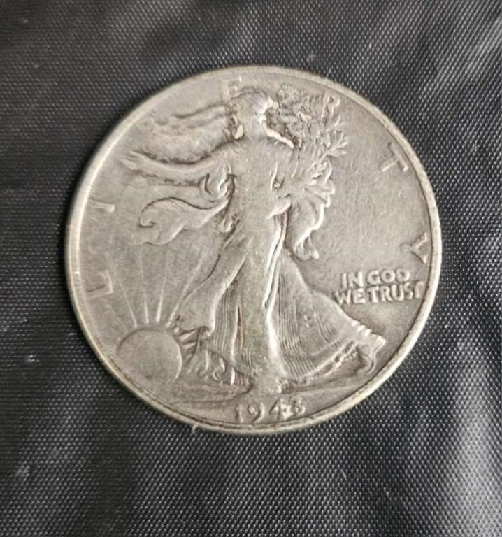 1943 walking liberty half dollar