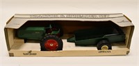 1/16 Oliver Row Crop 70 Tractor w Manure Spreader