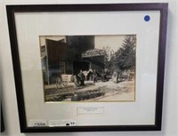 Original Black Smith Shop Circa 1910 Framed