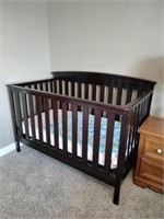 Adjustable Crib With Mattress