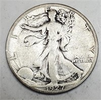 1927-S Walking Liberty Half Dollar