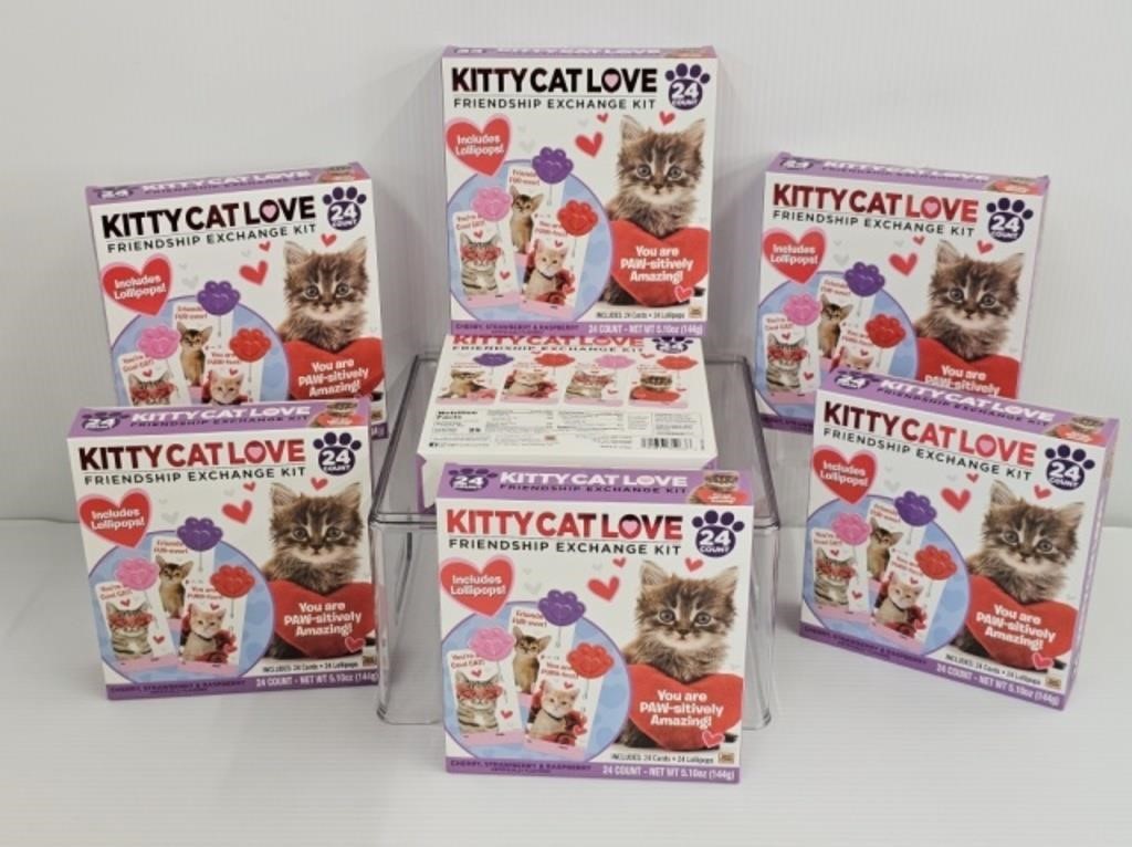 NEW - 7  KITTY CAT LOVE FRIENDSHIP EXCHANGE KITS