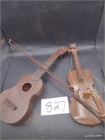 Vintage Childs Guitar and Violin