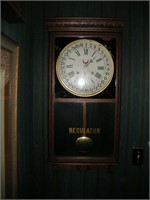 Regulator 31 Day Wall Clock, 36x16x5, Oak Case