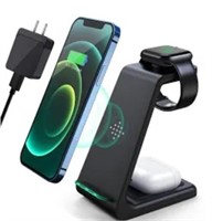 tzumi Power Stand 3-in-1 Wireless Charging Stand
