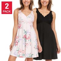 2-Pk Flora Nikrooz Women's XXL Sleepwear Lace