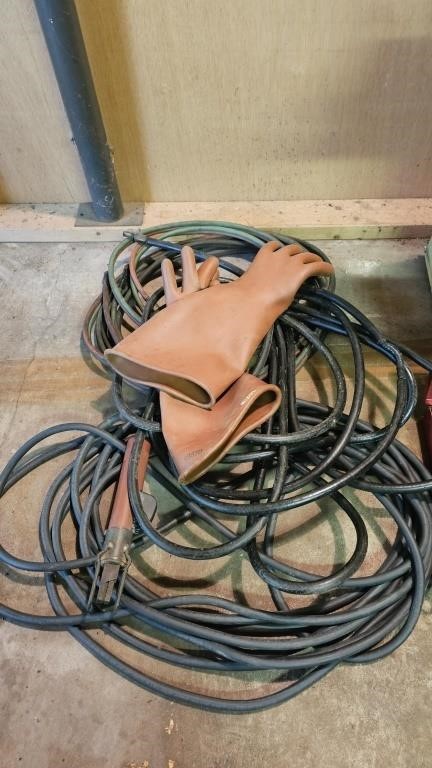 Welding cable and hoses approximately 20 feet 2 1