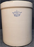 Robins Ransbottom 4-Gallon Stoneware Crock