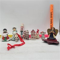 Assortment of Christmas Figurines