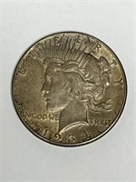 1934 Peace Dollar Philadelphia