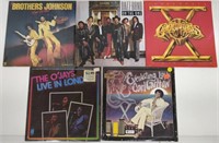 5 Lps incl. the Brothers Johnson, Commodores, etc.