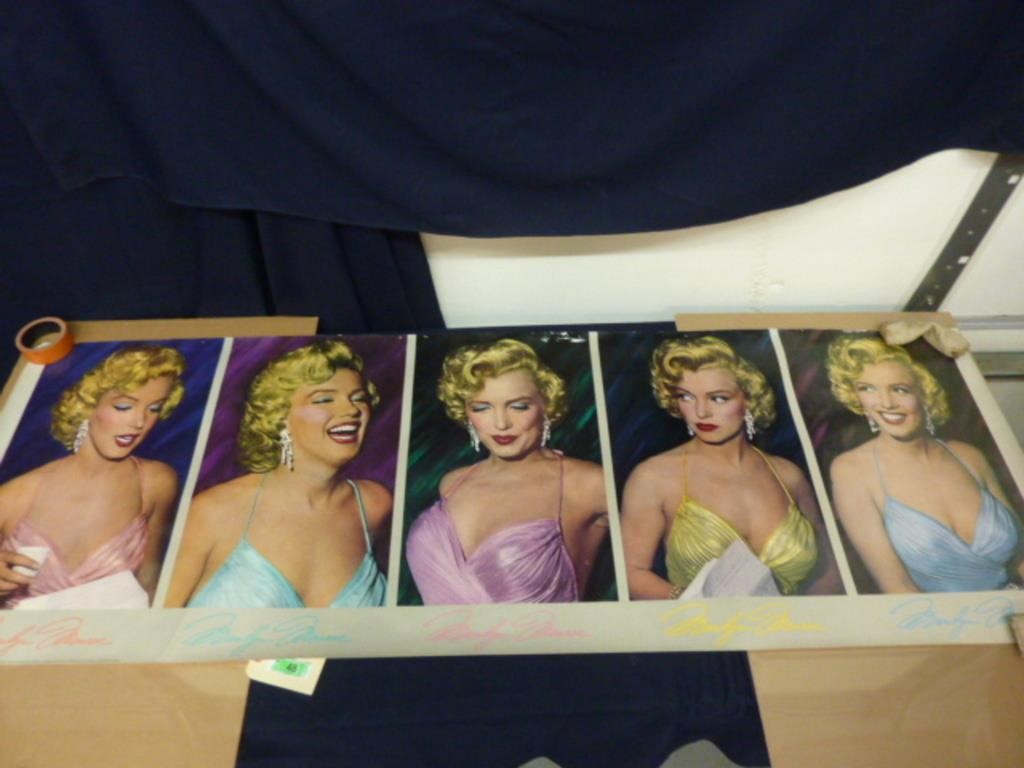 MARILYN MONROE POSTER - 5 PANEL - 1967