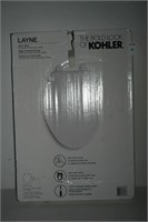 KOHLER LAYNE SLOW-CLOSE ELONGATED TOILET SEAT WHIT