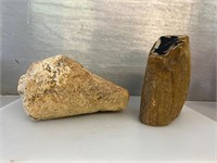 2 large collectors rocks unidentified