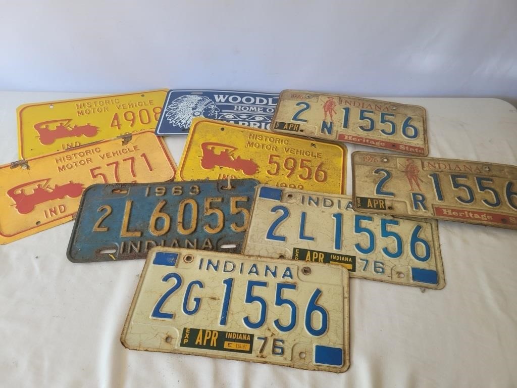 License plates- assorted