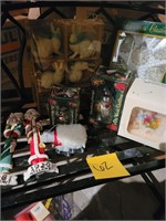 HUGE TOTE OF CHRISTMAS DECOR & ORN, SAMPLE PIC