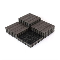PANDAHOME 22 PCS 12”x12” Deck Tiles, Mocha