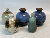 Stoneware Bud Vases