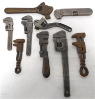 lot of 9 wrenches Wizard, Indian & others