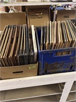 2 boxes of antique albums