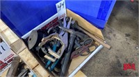 Box Of Misc. Hose Clamps, Adjustable Pliers
