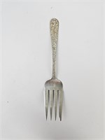 s kirk & son repousse cold meat fork