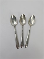 heirloom sterling 6" spoons 95 grams