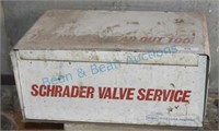 Schrader valve service box