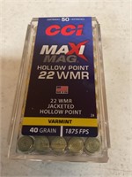CCI MAXI MAG 22WMR 40 gr  50 rnds