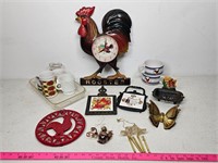 Rooster clock lot