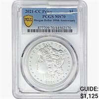 2021-CC Privy Morgan Silver Dollar PCGS MS70