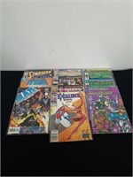 Group of comic books bag and protected